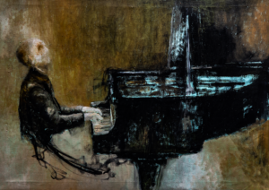 "Il Pianista"cm 86 x 62